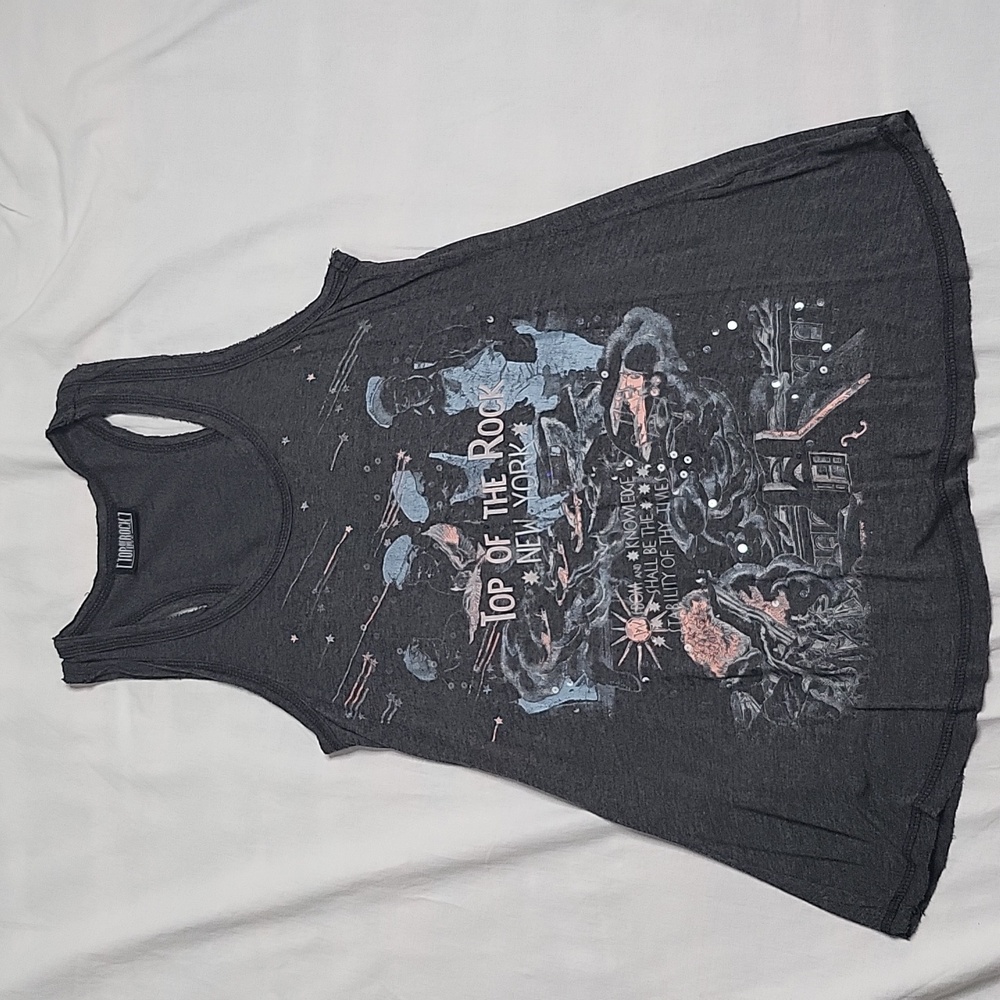 Top of the Rock muscle gym shirt  size Sm